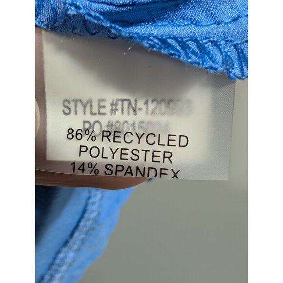 Title Nine Dress Blue Sleeveless Zip Athletic Pockets Lightweight Hiking Tank XS - Picture 9 of 16